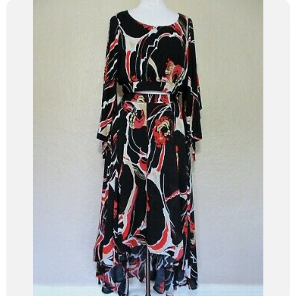 🌻Nwt Free people red white black skirt